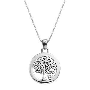 Sterling silver family tree necklace.  Price reduced!